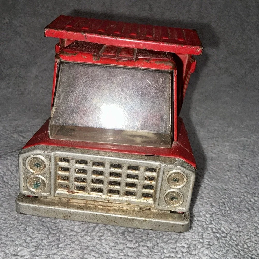 Vintage 1960's Buddy L Red Pressed Steel‎ Dump Truck